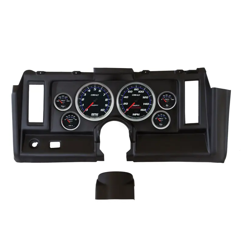 Autometer Cobalt Dash Kit For 1969 Chevrolet Camaro – Six-Gauge Cluster (Tach, Speedo, Fuel, Oil, Water Temp, Volt) 1