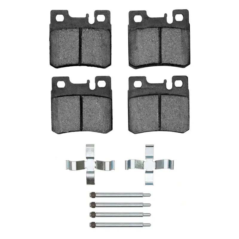 R1 Semi-Metallic Rear Brake Pads & Hardware – Compatible With 1993–1995 Mercedes-Benz E320 1