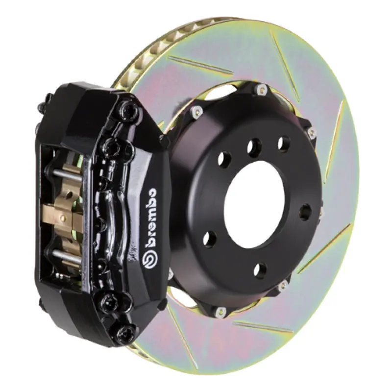 Brembo Front Big Brake Kit For 2004–2005 Honda Civic Si Hatchback – 4-Piston Calipers, Slotted 328×28Mm Two-Piece Rotors 1