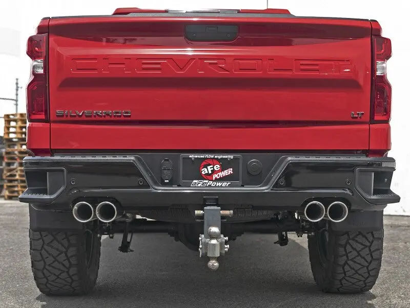 Afe Gm Trucks 23-24 L6-3.0L (Td) Lz0 Vulcan Series 3In 304 Ss Dpf-Back Exhaust System W/Polished Tip 2