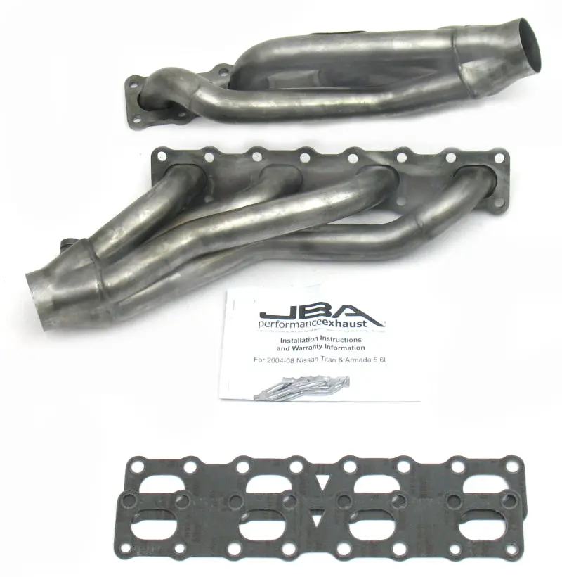 Jba Oval-Port Stainless Steel Header – Nissan Vk56De 5.6L (2004–2015), 1-5/8" Primary Tubes, Cat4Ward Design 1