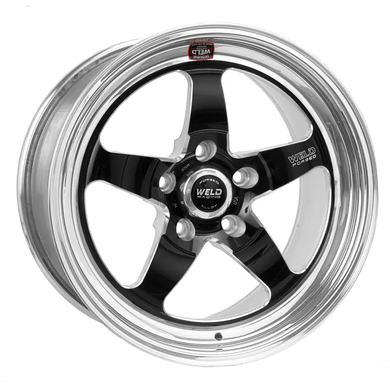 Weld S71 Black Forged Aluminum Wheel – 18X7.5", 5X4.75", 5.7" Backspace, Medium-Pad, Non-Beadlock 1