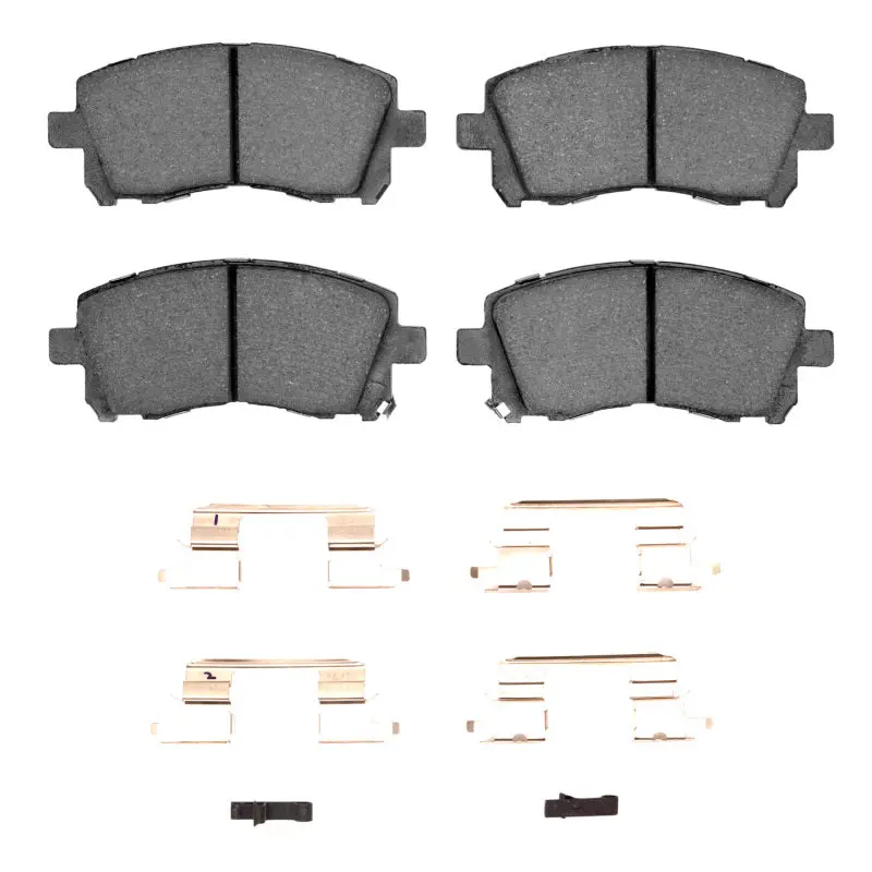 R1 Semi-Metallic Front Brake Pad & Hardware Kit For 1997–2003 Subaru Impreza – Performance-Oriented Replacement 1