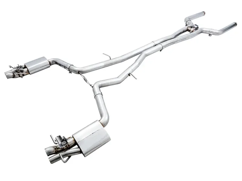 Awe Tuning Switchpath Cat-Back Exhaust System For 2019+ Mercedes-Amg C63 Coupe (W205), Tipless Design 1