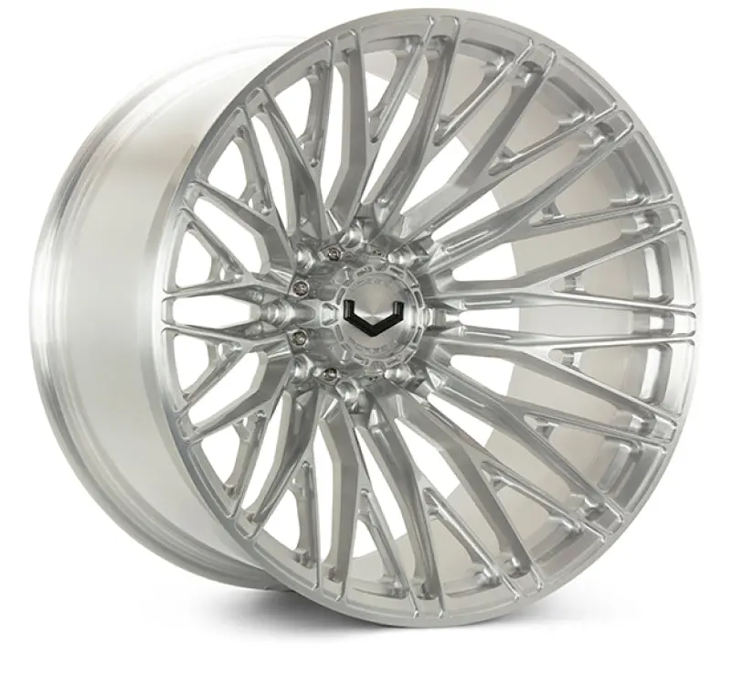 Vossen Vfx-04 Monoblock Wheel – 20X9 Inches, 6X139.7 Bolt Pattern, Et18 Offset, Brushed Gloss Clear Coating 1