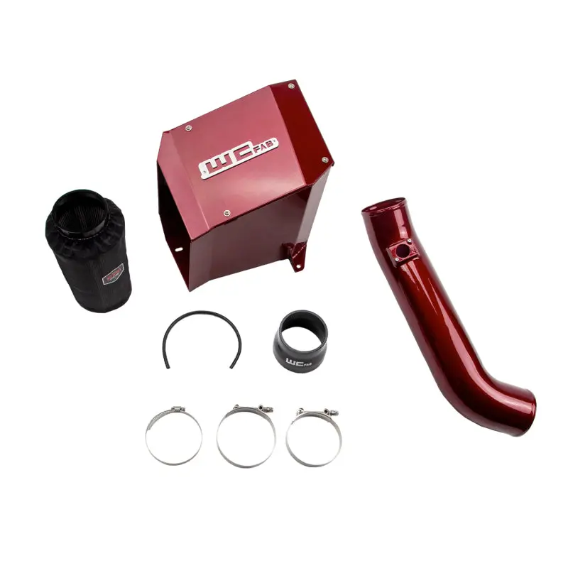 Wehrli Wcfab Red 4-Inch Cold Air Intake Kit – Optimized For 2001–2004 Chevrolet Duramax Lb7 Diesel 1
