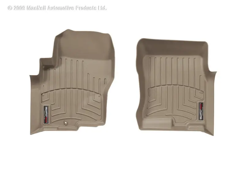 Weathertech Front Floorliner For 2005+ Nissan Frontier Crew Cab – Tan, Precision-Molded Fit 1