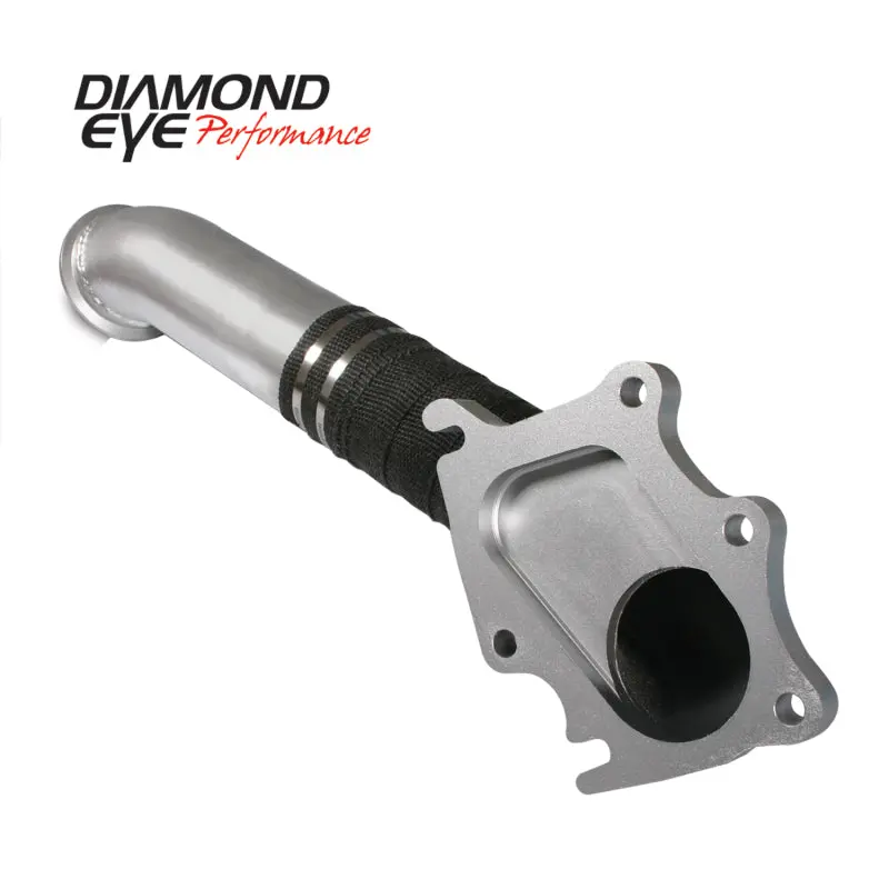Diamond Eye Turbo-Direct Downpipe – 3" Aluminized Steel For 2001–2004 Chevy Lb7 Duramax, Turbo-To-Front-Pipe, Dipstick Modification Required 1
