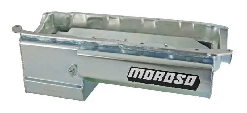 Moroso 7-Quart Steel Wet-Sump Oil Pan For Chevrolet Big Block Mark Iv Drag Racing – Baffled Power Pouch Design 1