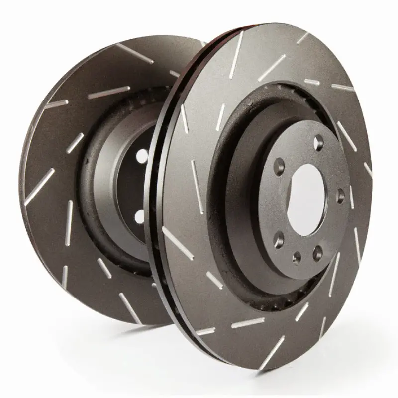 Ebc 2017+ Tesla Model 3 Electric Rwd Usr Slotted Front Rotors 1
