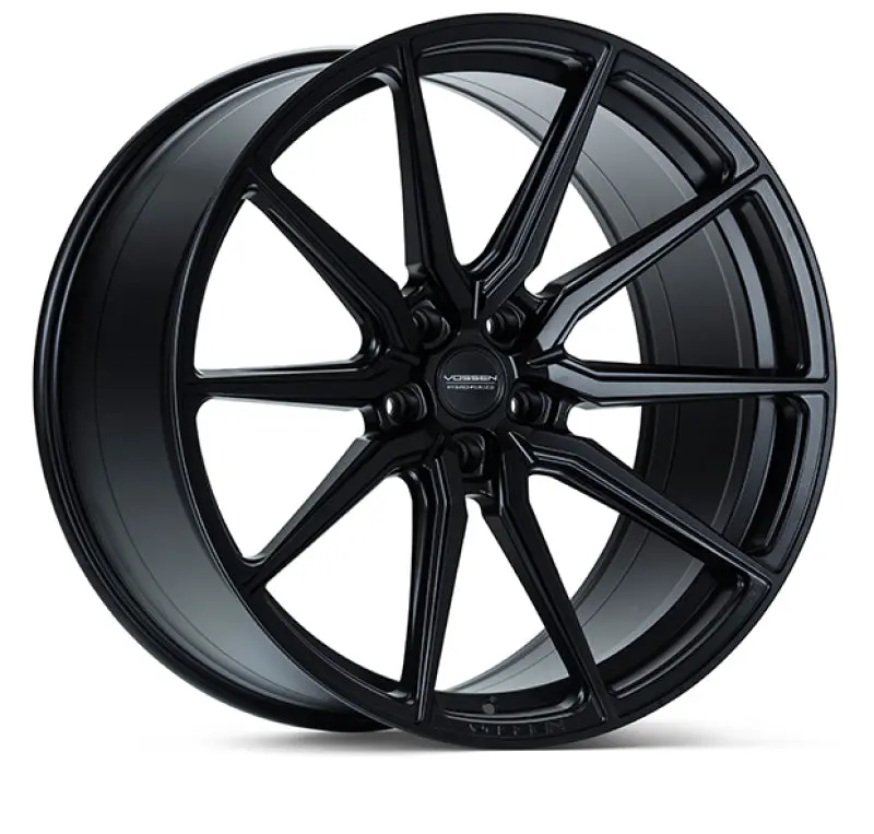 Vossen Hf-3 Forged Alloy Wheel – 20X9 Inches, 5X114.3 Bolt Pattern, Et35 Offset, Satin Black Finish 1