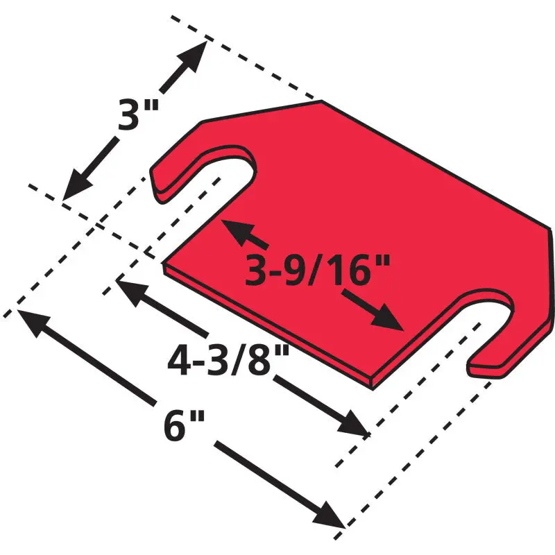 Spc Performance Front Lower Control Arm Shim – 1/8″ Thickness (Pack Of 6) 1