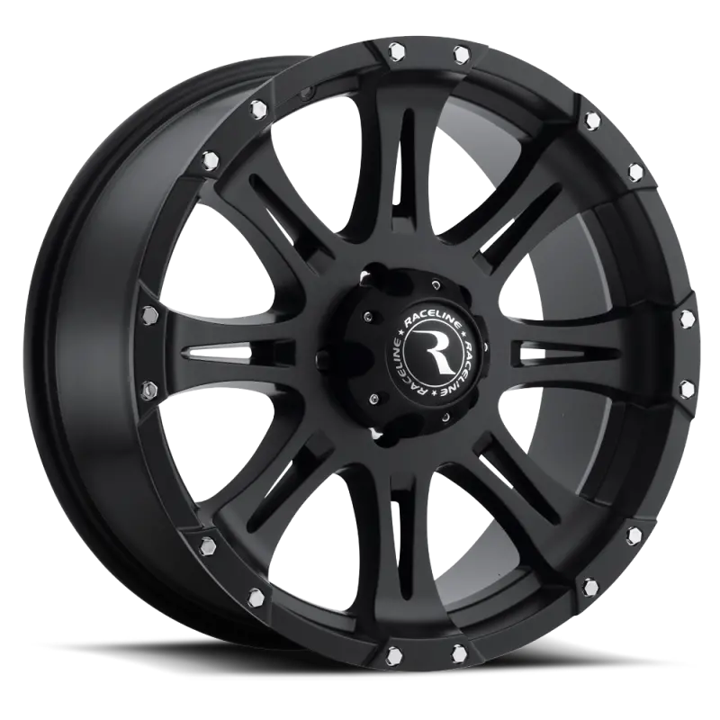 Raceline 981 Raptor 17X9In / 5X127 Bp / 0Mm Offset / 78.1Mm Bore - Satin Black Wheel 1