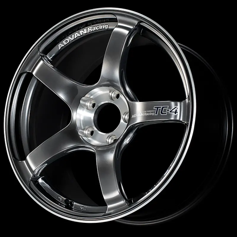 Advan Tc-4 Se 15X6.0 / +45 Offset / 4-100 / 63Mm Bore / Racing Hyper Black & Diamond Cut 1