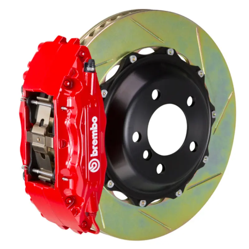 Brembo Gt Big Brake Kit For 2006–2014 Vw Gti – Front, 6-Piston Calipers, 355X32Mm Two-Piece Slotted Rotors 1