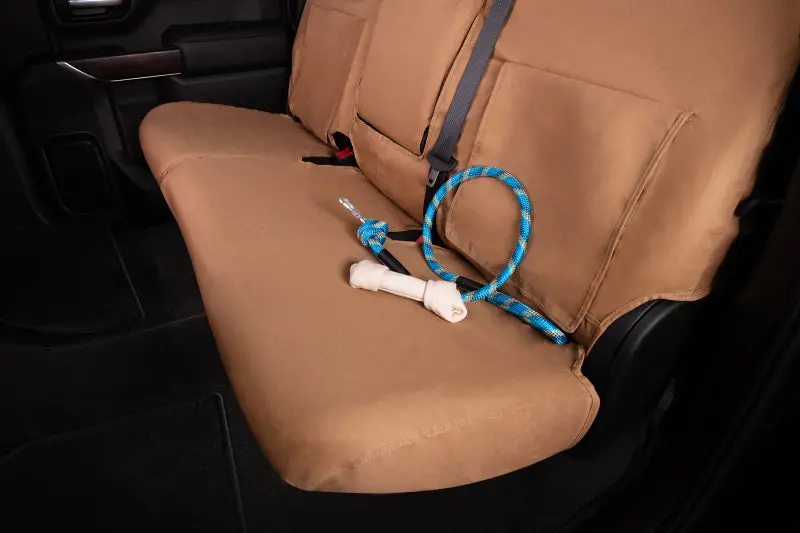 Covercraft Polycotton Seatsaver Front Row Covers For 2009–2016 Ford Expedition – Custom-Tailored, Tan Finish 2