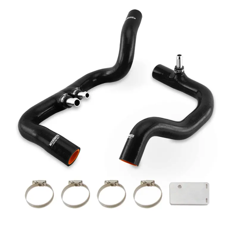 Mishimoto Black Silicone Radiator Hose Kit For 2018+ Jeep Wrangler Jl & Gladiator Jt 3.6L Automatic 1