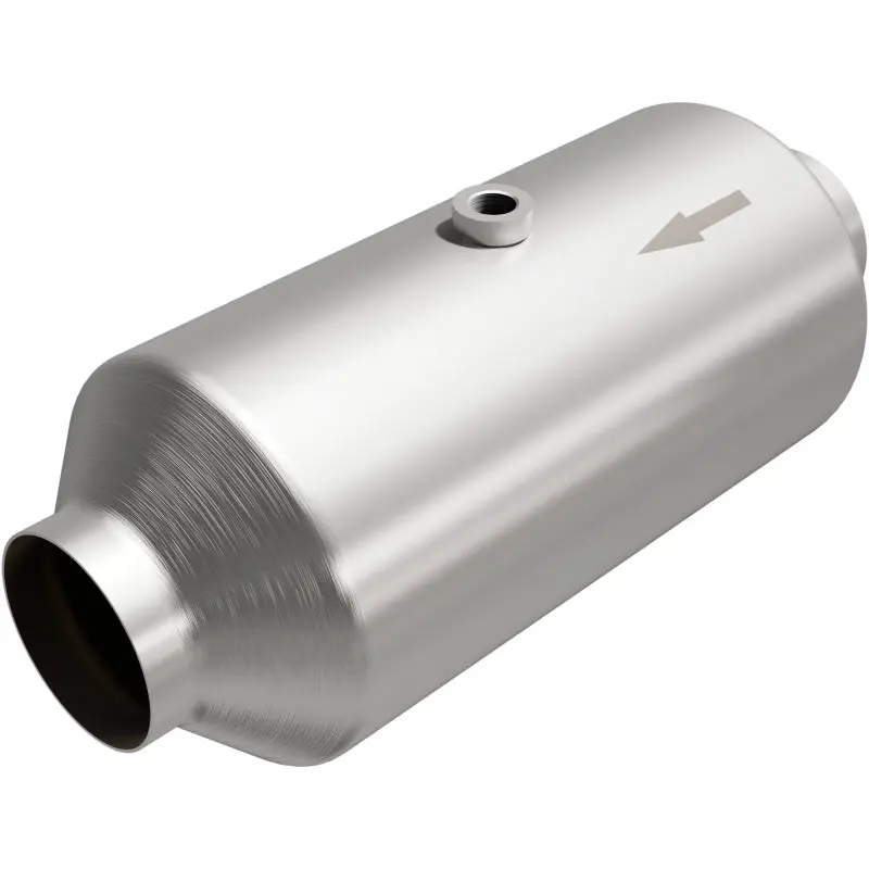 Magnaflow Universal 3-Inch Center-To-Center Catalytic Converter With 6-Inch Spun Body 1