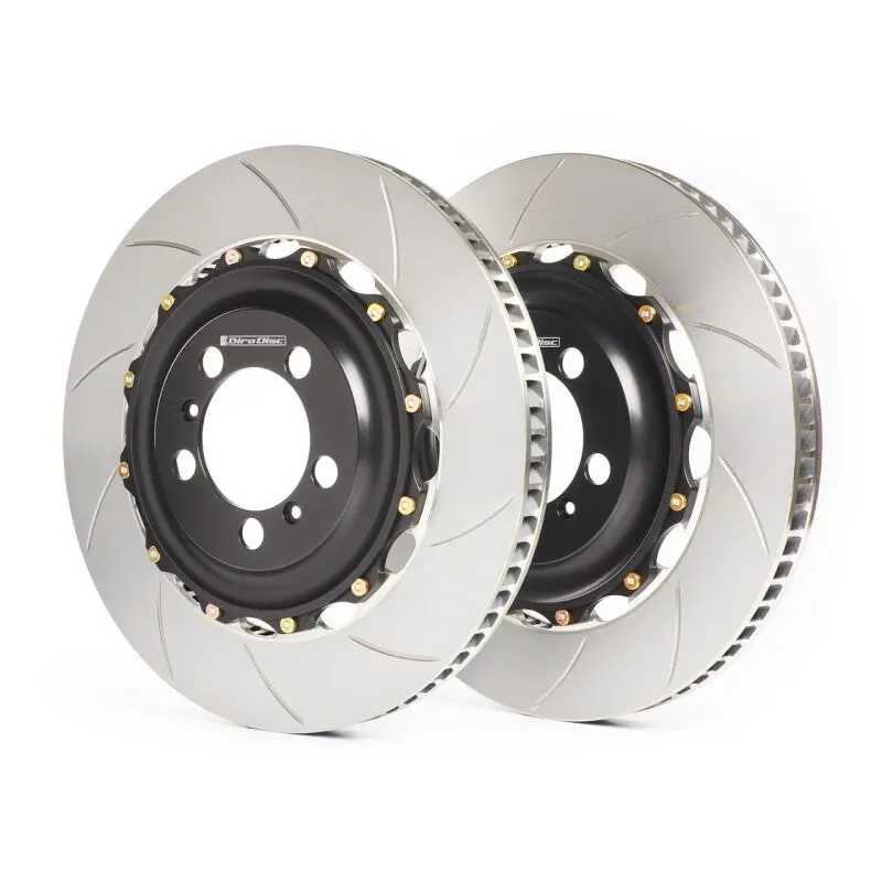 Girodisc 356X22Mm Slotted 2-Piece Rear Brake Rotors For Audi C7 S6, S7, Rs6 & Rs7 1