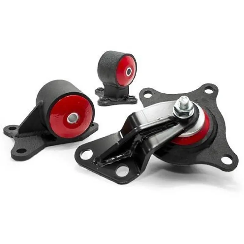 Innovative Motor Mounts For 2001–2005 Honda Civic D-Series – Black Steel With 85A Bushings 1