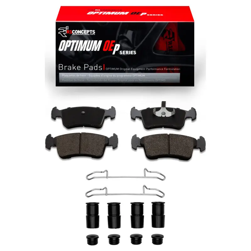 R1 Optimum Oe Front Brake Pad & Hardware Kit For 1986–1994 Suzuki Samurai 1