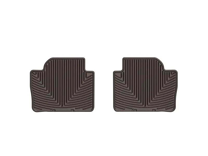 Weathertech Rear Rubber Floor Mats For 2012+ Bmw 3-Series (F30) – Cocoa 1