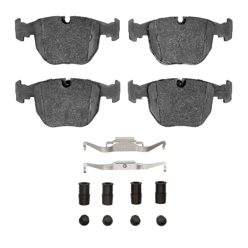 R1 Semi-Metallic Front Brake Pad & Hardware Kit For 2000–2003 Bmw 540I 1